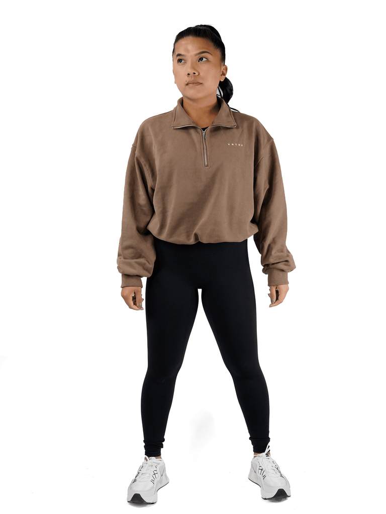 Oversized Quarter-Zip Sweater | VNTUR Apparel
